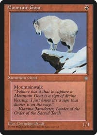 Mountain Goat - Ice Age - Magic: The Gathering card