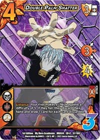 Double Palm Shatter (XR) - UniVersus: My Hero Academia: League of Villains - UniVersus card