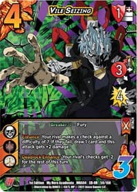 Vile Seizing (XR) - UniVersus: My Hero Academia: League of Villains - UniVersus card