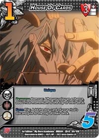 House Of Cards (XR) - UniVersus: My Hero Academia: League of Villains - UniVersus card