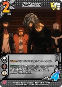 In Control (XR) - UniVersus: My Hero Academia: League of Villains - UniVersus card