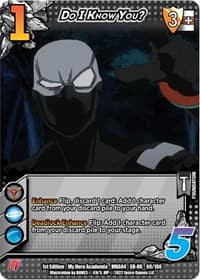 Do I Know You? (XR) - UniVersus: My Hero Academia: League of Villains - UniVersus card