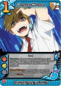 Ruthless Mockery (XR) - UniVersus: My Hero Academia: League of Villains - UniVersus card