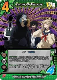 League Of Villains (XR) - UniVersus: My Hero Academia: League of Villains - UniVersus card