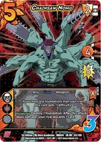 Chainsaw Nomu (XR) - UniVersus: My Hero Academia: League of Villains - UniVersus card