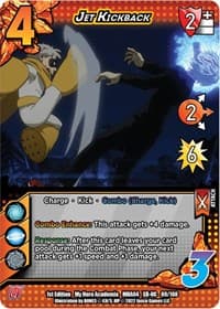 Jet Kickback (XR) - UniVersus: My Hero Academia: League of Villains - UniVersus card