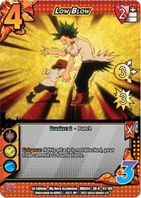Low Blow (XR) - UniVersus: My Hero Academia: League of Villains - UniVersus card