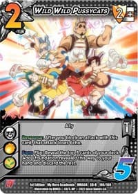 Wild Wild Pussycats (XR) - UniVersus: My Hero Academia: League of Villains - UniVersus card