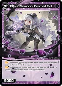 Alfou//Memoria, Doomed Evil - Welcome Back Diva -Lostorage- - WIXOSS card