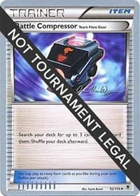 Battle Compressor (Team Flare Gear) - 2015 (Jacob Van Wagner) - World Championship Decks - Pokemon card