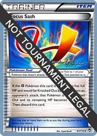 Focus Sash - 2015 (Alejandro Ng-Guzman) - World Championship Decks - Pokemon card