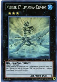 Number 17: Leviathan Dragon (Ghost Rare) - Generation Force - YuGiOh card