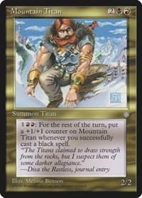 Mountain Titan - Ice Age - Magic: The Gathering card