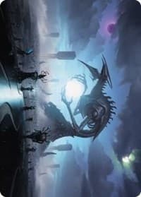 Blue Sun's Twilight Art Card - Art Series: Phyrexia: All Will Be One - Magic: The Gathering card