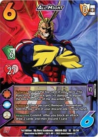 All Might - UniVersus: My Hero Academia: League of Villains - UniVersus card