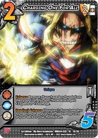 Charging One For All - UniVersus: My Hero Academia: League of Villains - UniVersus card