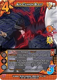 Air Cannon Blast - UniVersus: My Hero Academia: League of Villains - UniVersus card