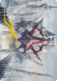 Mondrak, Glory Dominus Art Card (Gold-Stamped Signature) - Art Series: Phyrexia: All Will Be One - Magic: The Gathering card
