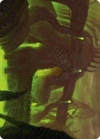 The Dross Pits Art Card - Art Series: Phyrexia: All Will Be One - Magic: The Gathering card