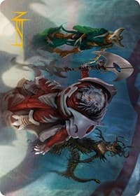 Norn's Decree Art Card (Gold-Stamped Signature) - Art Series: Phyrexia: All Will Be One - Magic: The Gathering card