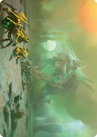 Green Sun's Twilight Art Card (Gold-Stamped Signature) - Art Series: Phyrexia: All Will Be One - Magic: The Gathering card