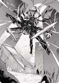 Kaito, Dancing Shadow Art Card (78/81) - Art Series: Phyrexia: All Will Be One - Magic: The Gathering card