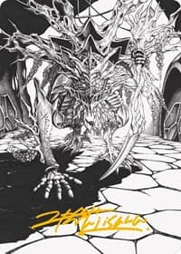 Thrun, Breaker of Silence Art Card (Gold-Stamped Signature) - Art Series: Phyrexia: All Will Be One - Magic: The Gathering card
