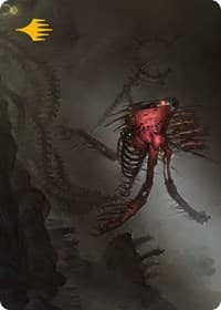 Drivnod, Carnage Dominus Art Card (Gold-Stamped Signature) - Art Series: Phyrexia: All Will Be One - Magic: The Gathering card