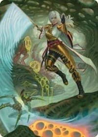 The Eternal Wanderer Art Card - Art Series: Phyrexia: All Will Be One - Magic: The Gathering card
