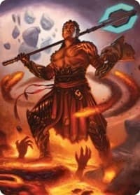 Koth, Fire of Resistance Art Card - Art Series: Phyrexia: All Will Be One - Magic: The Gathering card