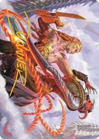 Tyvar's Stand Art Card (Gold-Stamped Signature) - Art Series: Phyrexia: All Will Be One - Magic: The Gathering card