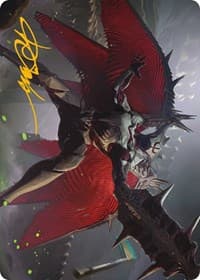 Phyrexian Vindicator Art Card (7/81) (Gold-Stamped Signature) - Art Series: Phyrexia: All Will Be One - Magic: The Gathering card