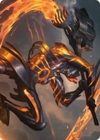 Forgehammer Centurion Art Card - Art Series: Phyrexia: All Will Be One - Magic: The Gathering card
