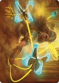 Bladehold War-Whip Art Card (Gold-Stamped Signature) - Art Series: Phyrexia: All Will Be One - Magic: The Gathering card