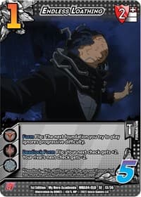 Endless Loathing - UniVersus: My Hero Academia: League of Villains - UniVersus card