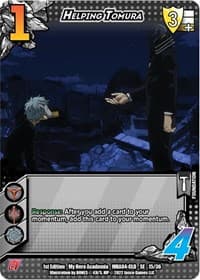 Helping Tomura - UniVersus: My Hero Academia: League of Villains - UniVersus card