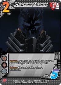 Mastermind Revealed - UniVersus: My Hero Academia: League of Villains - UniVersus card