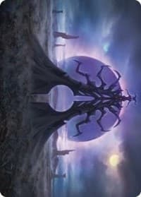 Black Sun's Twilight Art Card - Art Series: Phyrexia: All Will Be One - Magic: The Gathering card