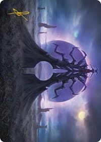 Black Sun's Twilight Art Card (Gold-Stamped Signature) - Art Series: Phyrexia: All Will Be One - Magic: The Gathering card