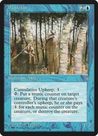 Musician - Ice Age - Magic: The Gathering card