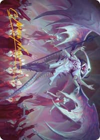 Atraxa, Grand Unifier Art Card (45/81) (Gold-Stamped Signature) - Art Series: Phyrexia: All Will Be One - Magic: The Gathering card