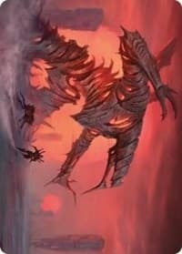 Red Sun's Twilight Art Card - Art Series: Phyrexia: All Will Be One - Magic: The Gathering card