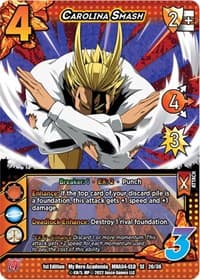 Carolina Smash - UniVersus: My Hero Academia: League of Villains - UniVersus card