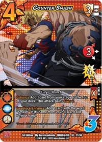 Counter Smash - UniVersus: My Hero Academia: League of Villains - UniVersus card