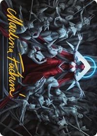 Elesh Norn, Mother of Machines Art Card (2/81) (Gold-Stamped Signature) - Art Series: Phyrexia: All Will Be One - Magic: The Gathering card
