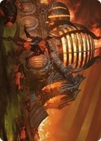 Urabrask's Forge Art Card - Art Series: Phyrexia: All Will Be One - Magic: The Gathering card