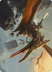 Skyhunter Strike Force Art Card - Art Series: Phyrexia: All Will Be One - Magic: The Gathering card