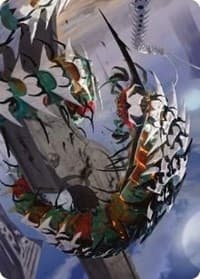 Atraxa's Skitterfang Art Card - Art Series: Phyrexia: All Will Be One - Magic: The Gathering card