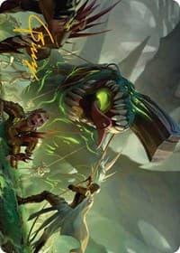Noxious Assault Art Card (Gold-Stamped Signature) - Art Series: Phyrexia: All Will Be One - Magic: The Gathering card
