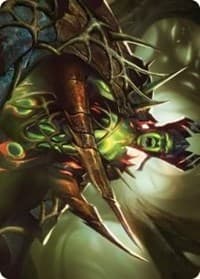 Maze's Mantle Art Card - Art Series: Phyrexia: All Will Be One - Magic: The Gathering card